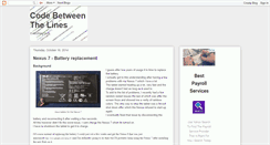 Desktop Screenshot of codebetweenthelines.com